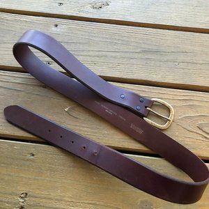 Men's Wrangler Brown Leather Belt